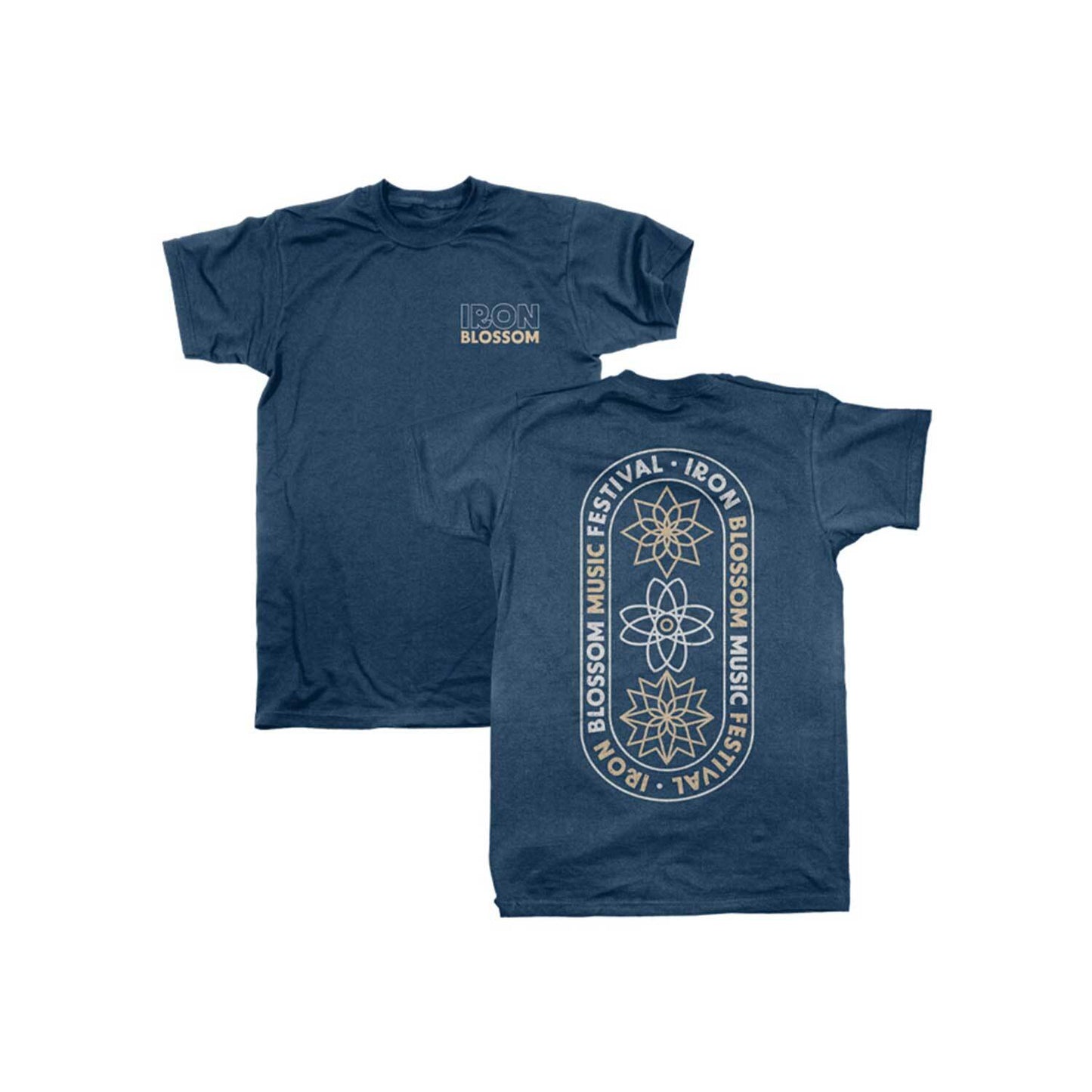 Unisex Blue Fractal Tee