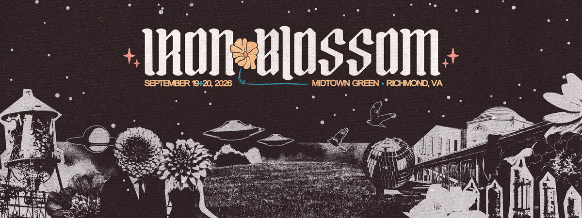 Welcome to the official Iron Blossom Festival merchandise store. September 19-20, 2026. Midtown Green in Richmond, VA.