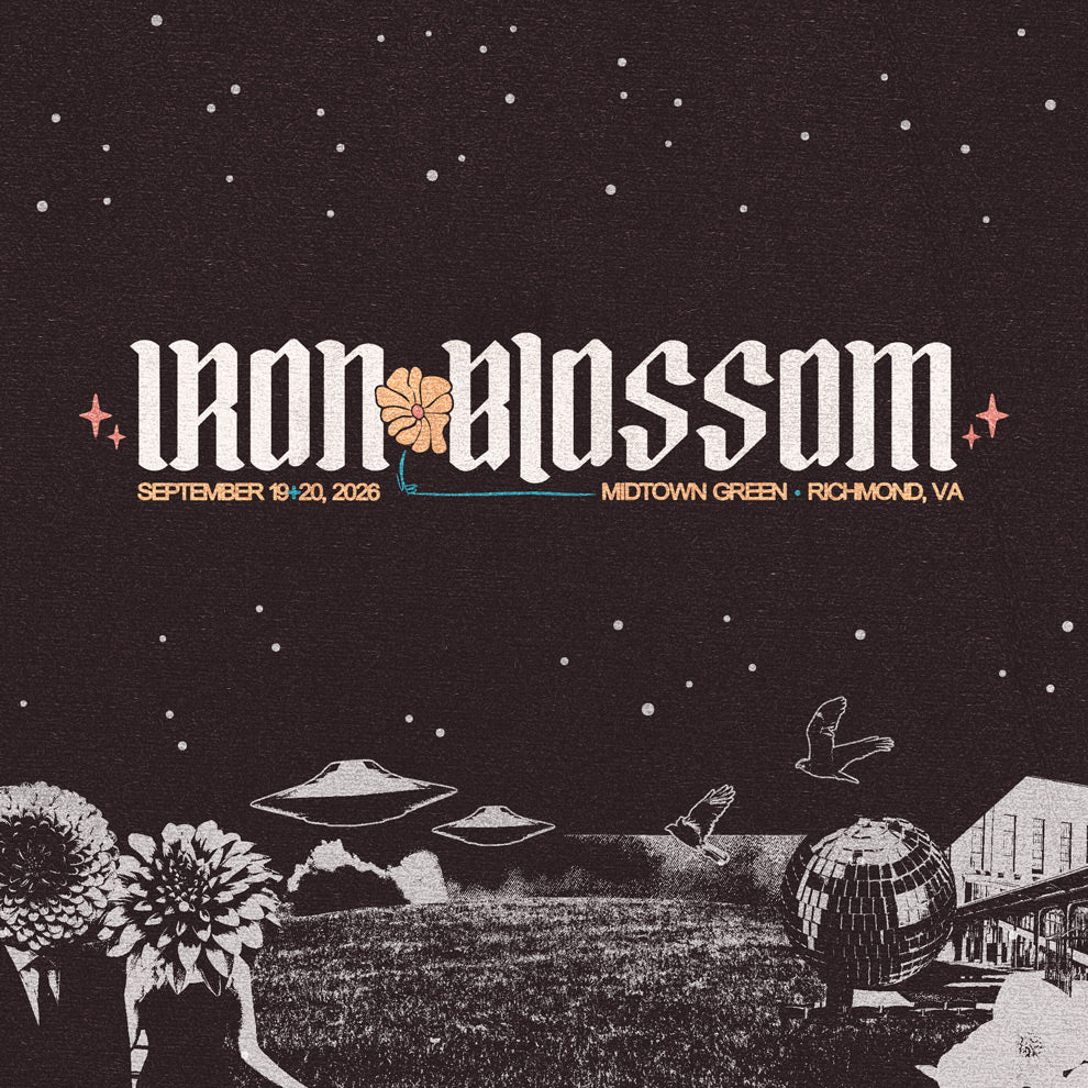 Welcome to the official Iron Blossom Festival merchandise store. September 19-20, 2026. Midtown Green in Richmond, VA.